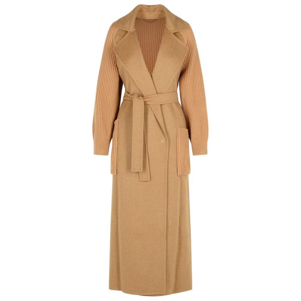 Max Mara 'Berard 1234' Camel Wrap Coat Women